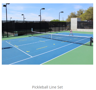 Pickleball-Liniensatz